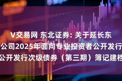 V交易网 东北证券: 关于延长东北证券股份有限公司2025年面向专业投资者公开发行次级债券（第三期）簿记建档时间的公告